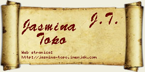 Jasmina Topo vizit kartica